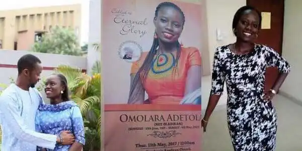 See Photos Of Young female lecturer dies days after giving birth